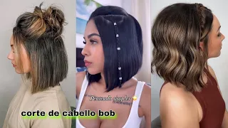 aprende como resaltar  tu corte de cabello bob, con estos lindos peinados | chicas fashions