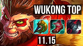 WUKONG vs MALZAHAR (TOP) | 2.5M mastery, 1900+ games, 6/4/16 | KR Master | v11.15