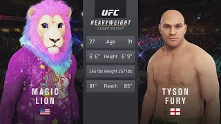 Tyson Fury vs. Magic Lion - EA Sports UFC 4 - Boxing Club 🥊