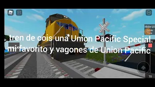 Un Tren de Union Pacific Mi Favorito ( Tren de cois605 )