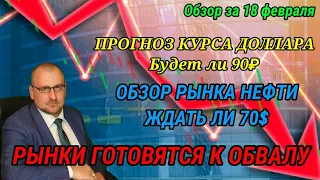 Рынки начали коррекцию. Ждать ли обвал рубля. Будет ли нефть по 70$. Чего ждать от ОПЕК. #инфляция