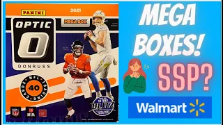 2021 Donruss Optic Football Mega Box from Walmart! ** Rare Parallel Pulls Sp and SSP? **