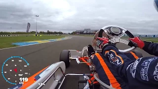 IAME International Final Practice (Le Mans) onboard with Kai