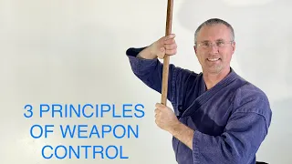 3 principles for developing weapon control.     Saito Sensei Aikido Jo Suburi