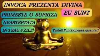 PRIMESTE O SURPRIZA NEASTEPTATA IN 3 SAU 9 ZILE (Detalii in descriere) INVOCA PREZENTA DIVINA 639hz