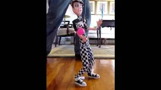 Puppet Guy Lee Zimmerman: Checkerboard Guy trick puppet