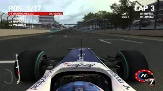 F1 2010 GAMEPLAY BRAZIL ONBOARD IN HD