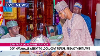 Governor Matawalle Assents To Local Govt Repeal, Reenactment Laws