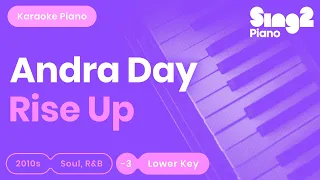 Andra Day - Rise Up (Lower Key) Piano Karaoke