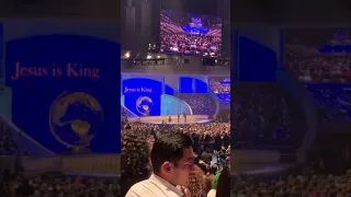 Kanye West Joins Joel Osteen at Lakewood Church