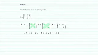 Finding Determinants of n x n Matrix using Cofactor Expansion