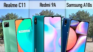 Большое Сравнение: Realme C11, Xiaomi Redmi 9A, Samsung A10s