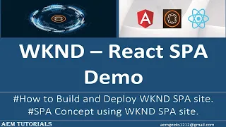 AEM SPA #3 | WKND React SPA Demo site