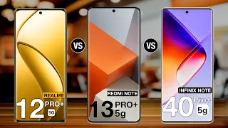 Realme 12 Pro Plus Vs Redmi Note 13 Pro Plus Vs Infinix Note 40 Pro Plus