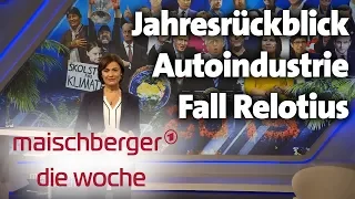 Jahresrückblick, Zukunft der Autoindustrie, Fall Relotius – maischberger. die woche vom 18.12.19