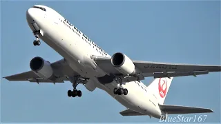 Japan Airlines Boeing 767-300ER (JA601J) takeoff from ITM/RJOO (Osaka - Itami Int'l) RWY 32L