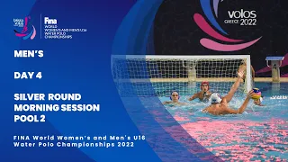 Day 4 SILVER ROUND Robin  | Morning Session | Men's  U16 Water Polo Championships 2022 | Pool 2