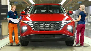 Hyundai Tucson Assembly🚙2023: Factory tour inside Czechia plant – How it's made? {Manufacturing}