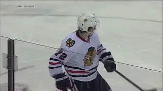 Artemi Panarin scores vs Bobrovsky in NHL for the first time (9 apr 2016)