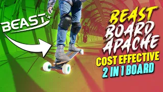 Beast Board Apache most cost effective 2 in 1 electric skateboard only $899 😵 Massive ATL ESK8 ride
