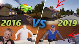 My Summer Car 2016 vs 2019 | HOW THIS GAME WAS CHANGED? 😮