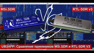 Сравнение приемников MSi.SDR и RTL-SDR V3