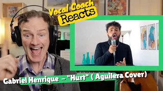 Vocal Coach REACTS - Gabriel Henrique 'Hurt'