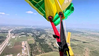 Jump into old SDT via Skydive Skylark with Tim Kennedy and i had line twist on opening