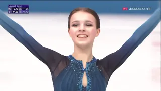 Anna SHCHERBAKOVA RUS Short Program 2021 World Team Trophy