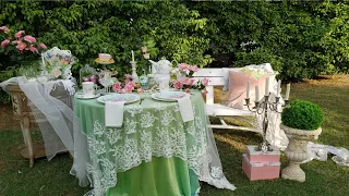 English Spring Garden Afternoon Tea Party | How to Throw a Garden Tea Party