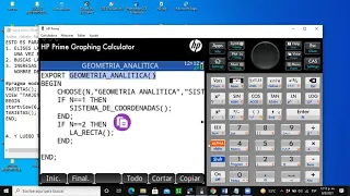 CREACION DE UNA APLICACION EN LA CALCULADORA HP PRIME