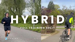 My training plan as a rookie 'hybrid' athlete