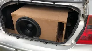 1 15 IN THE TRUNK | CUSTOM SUBWOOFER & BOX