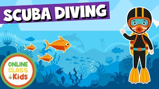 Scuba Diving | Educational Videos | Learn English - Talking Flashcards | Vocabulary | Speak English