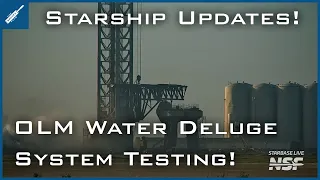 SpaceX Starship Updates! Orbital Launch Mount Water Deluge System Testing! TheSpaceXShow