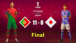 FIFA 23 - PORTUGAL 11 - 0 JAPAN - FIFA World Cup Final - Ronaldo vs. Kamada - PS5™ [4K]