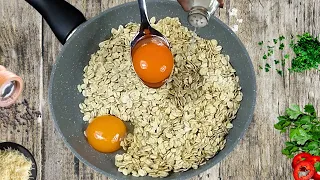 😋Egg with oatmeal: So easy you'll cook it almost every day! ⏳Part 1