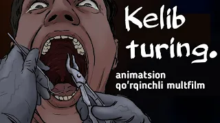 Kelib turing | qo'rqinchli animatsion multfilm | animatsion qo'rqinchli hikoya | o'zbek tilida