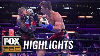 Joey Spencer remains undefeated after KO win against Travis Gambardella | HIGHLIGHTS | PBC ON FOX