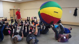 Foot Pass Cage Ball