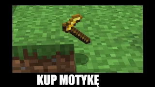 kup motykę w minecraft