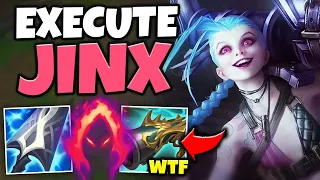 SNIPER JINX LEAVES NO SURVIVORS! (ONE SHOT FROM 50% HP) - League of Legends