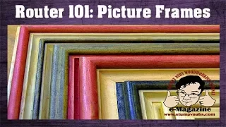 (Old version) 10 AMAZING picture frames you can make with REGULAR ROUTER BITS!!!!