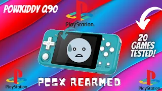 PowKiddy Q90 PS1 Emulation Test (19 Games)