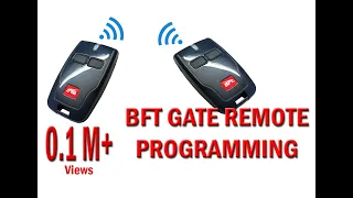 How to make programming BFT gate remote using old remote