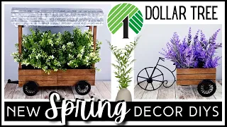 *NEW* DOLLAR TREE DIYs You MUST TRY! SPRING Bicycle Stake & Wood Crate Home Decor Craft HACKS!