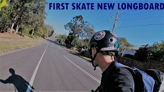 FIRST SKATE NEW COAST LONGBOARD #LONGSKATEDOWN200 | SKATEBOARDING | BRISBANE TO BYRON BAY