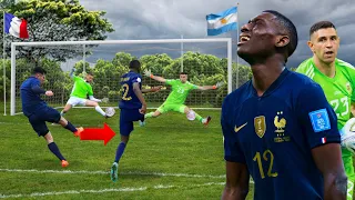 On a REJOUÉ 100 FOIS le duel Kolo Muani VS Martinez de la Coupe du Monde 2022