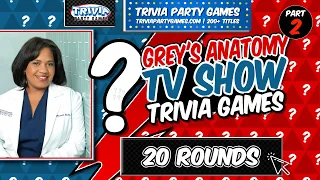 Grey's Anatomy | Trivia Game 2 | 20 Questions & Answers