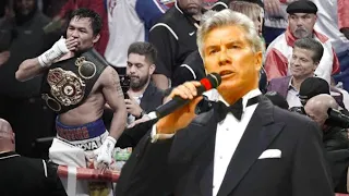 Manny Pacquiao's Top 3 Most Hyped Introduction by Michael Buffer